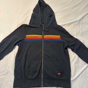 Aviator Nation Zip Hoodie Sweatshirt, Size Large (Unisex)